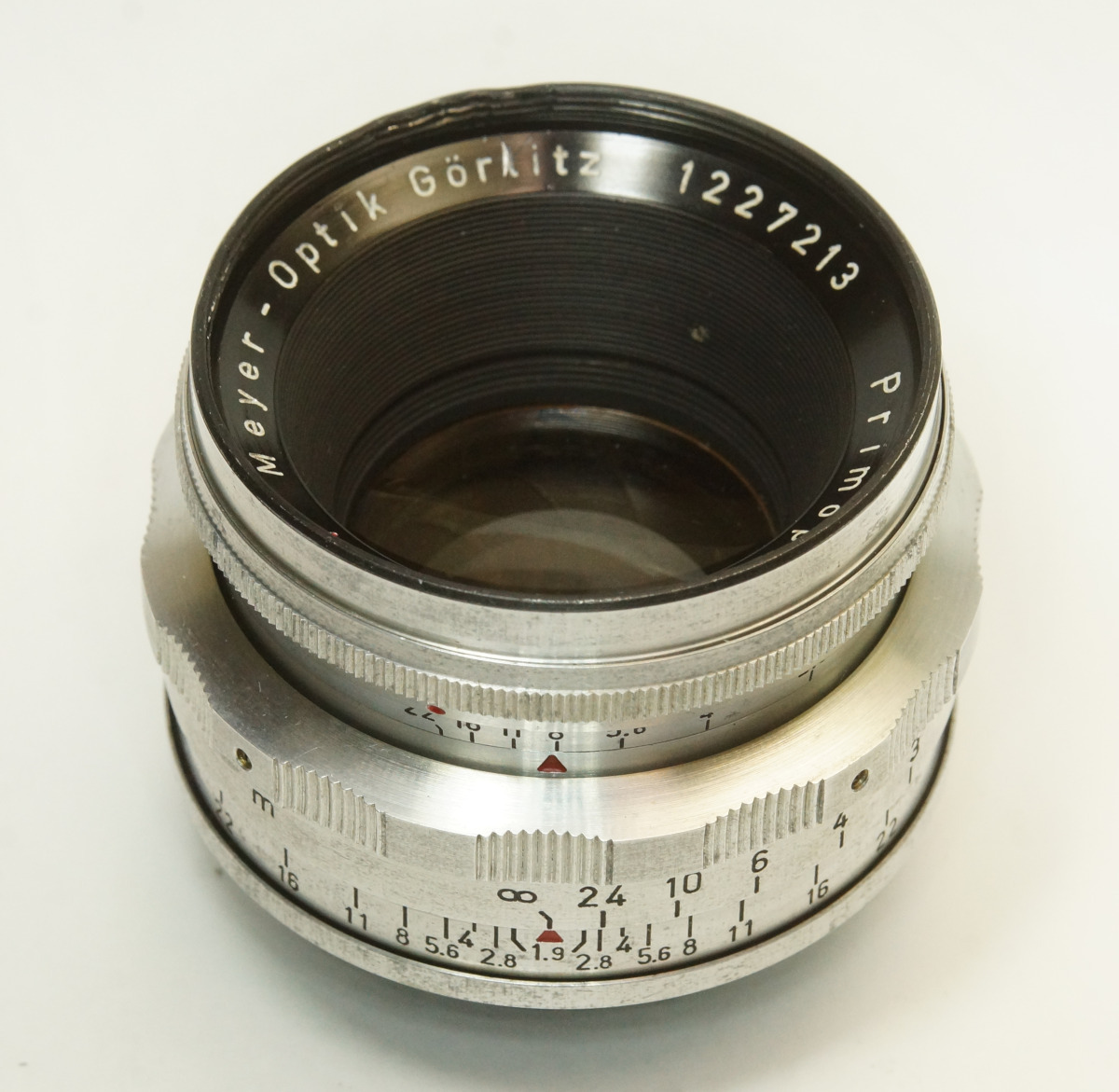 ドイツ製 Meyer-Optik Gorlitz Primoplan 1:1.9/58 M42 5NB-213 RedV 後期型 50年代 オリジナル