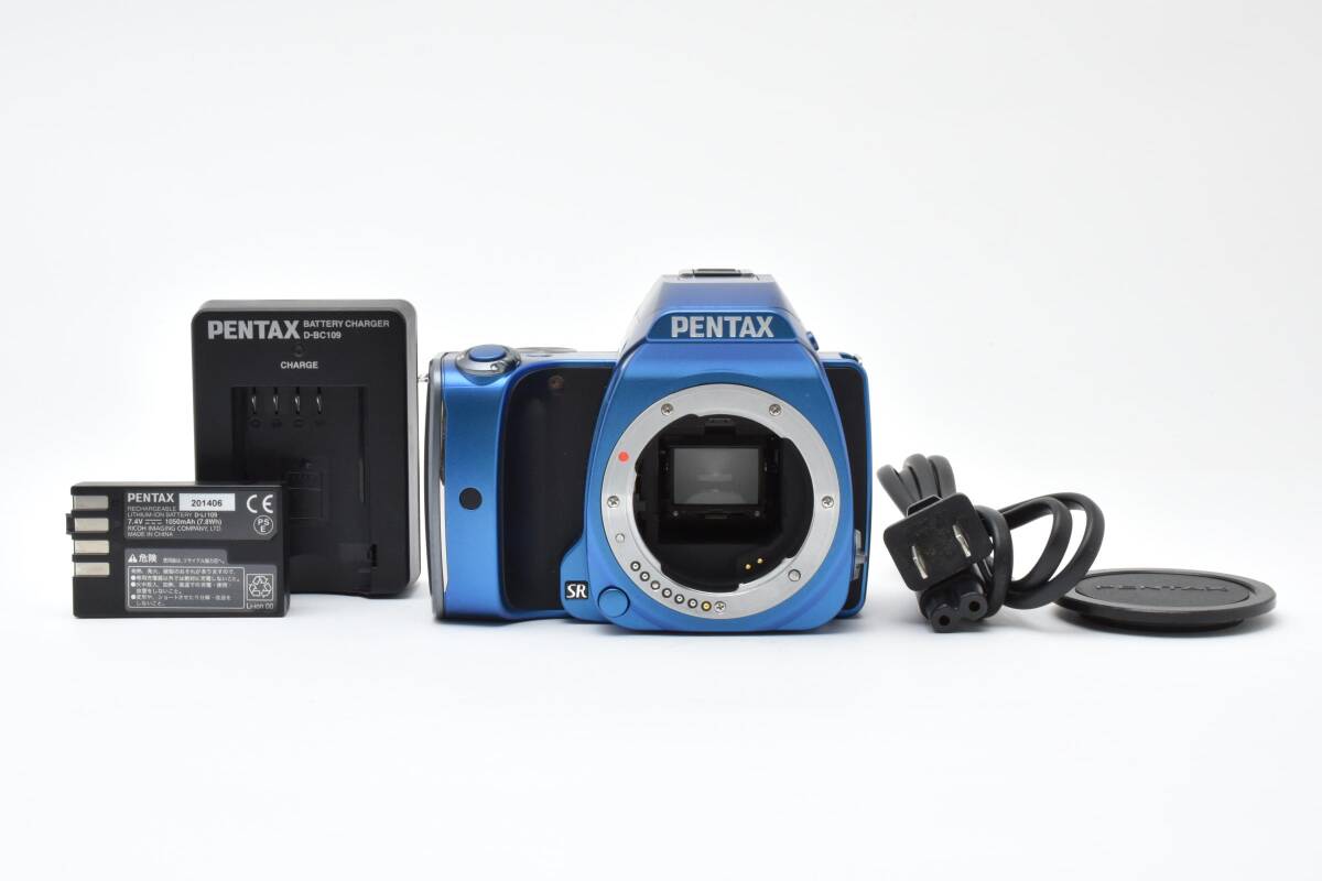 ★良品★《ショット数7,111回 》ペンタックス PENTAX K-S1 ボディ ブルー★　YA8983＃15