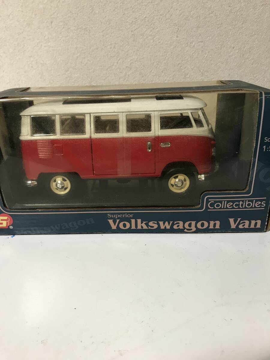サニーサイド社　ダイキャストミニカー　フォルクスワーゲン　バン　Volkswagen Van 1/24スケール　【2L60112510】