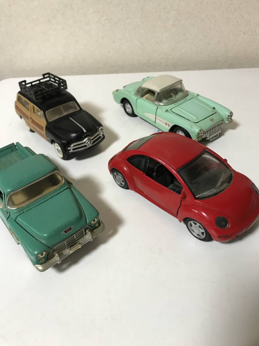 現状品　ジャンク　計4台　まとめ　フォード　シボレー　コルベット　ホコリあり【1MI60112904】