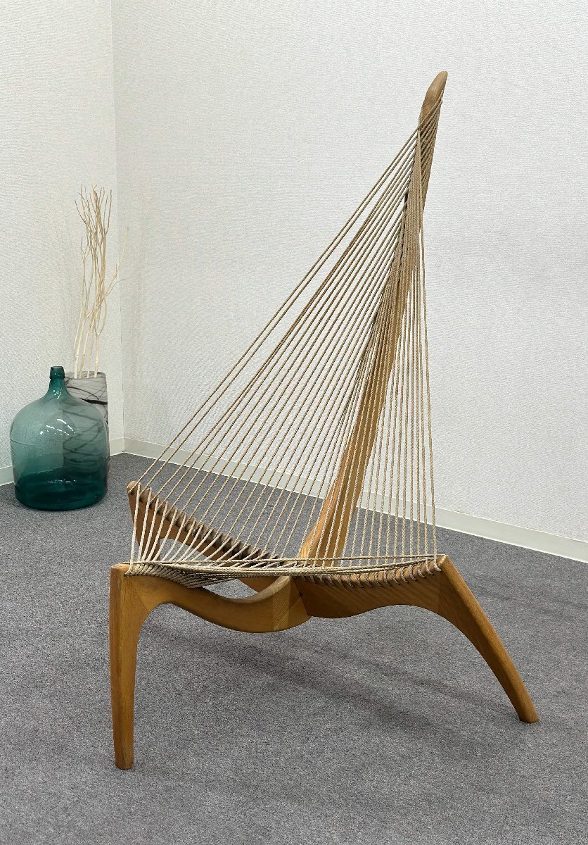 希少！■ヨルゲン・クリステンセン社■Harp Chair/ハープチェア　ヨーゲン・ホヴェルスコフ　ラウンジ　北欧　デンマーク★埼玉発送★