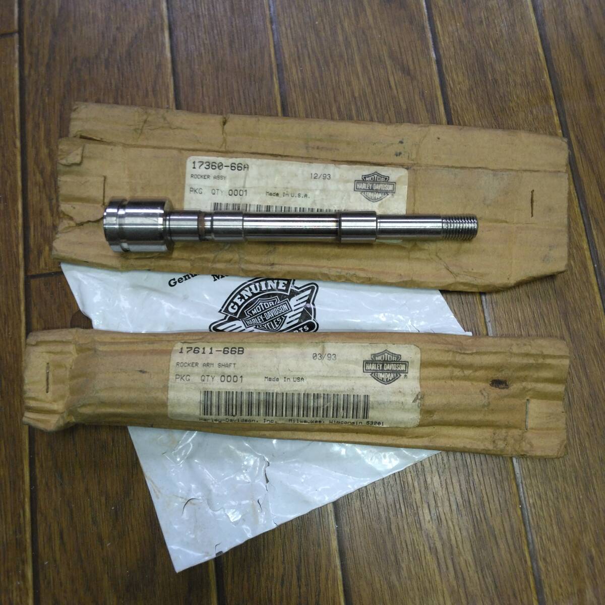 純正Shovelロッカーシャフト NOS 2本