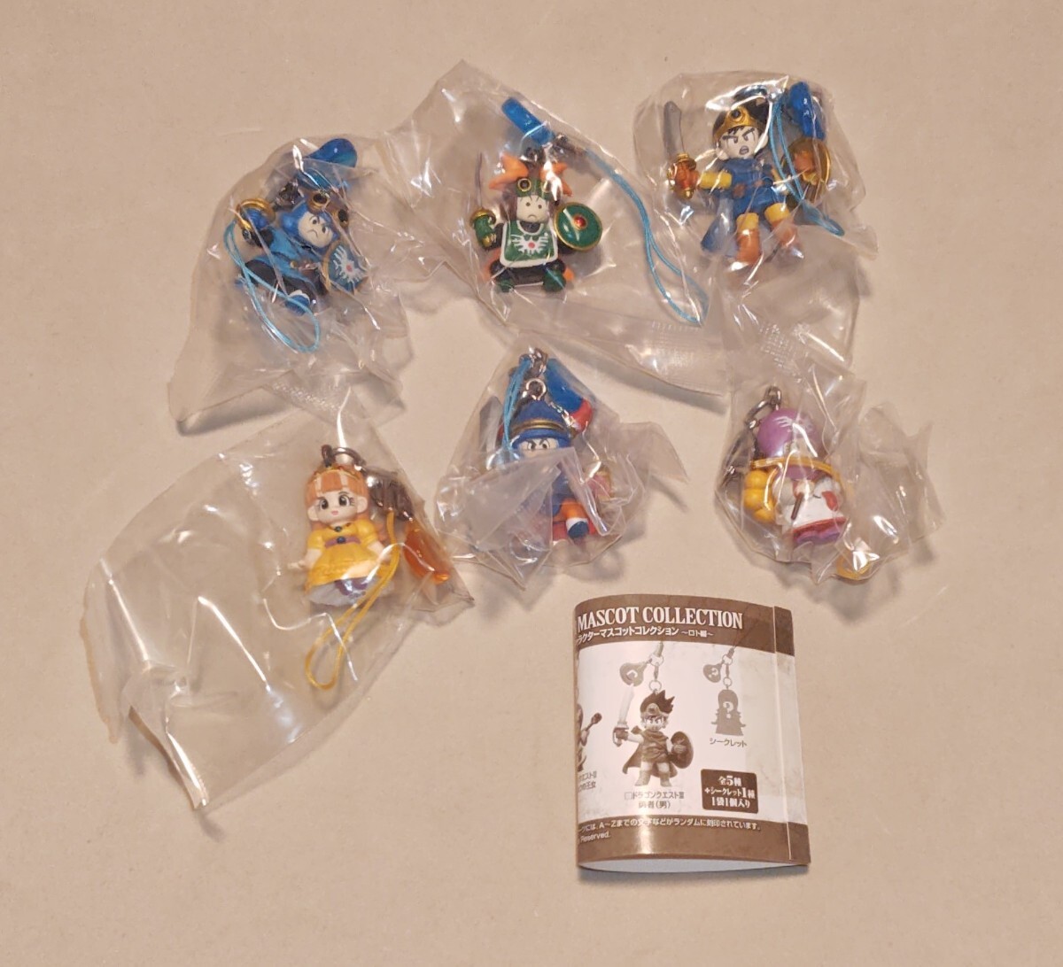 絶版ドラゴンクエスト キャラクターマスコットコレクション フィギュア ロト アレフガルド ローレシア サマルトリア ムーンブルク ローラ姫