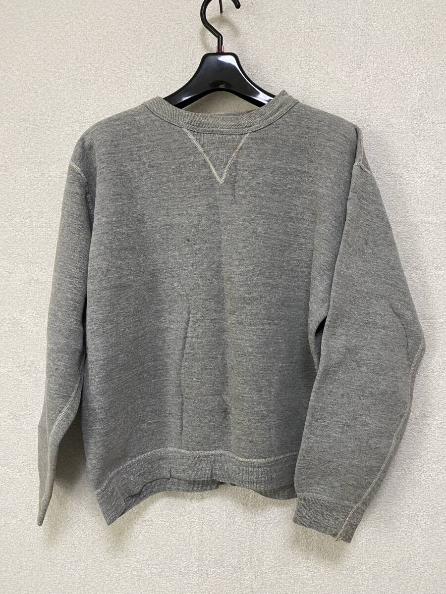 Vintage Sweat 1960's RUSSELL ラッセル 前V スエットグレー