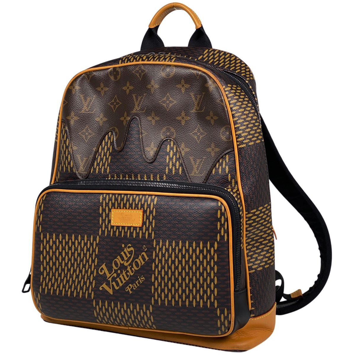 【在庫一掃】 ルイ・ヴィトン バックパック ダミエジャイアント NIGO LV スクエアード リュック ブラウン N40380 【中古】