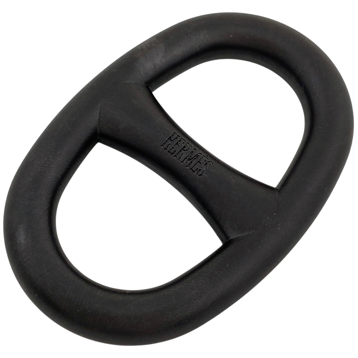 【在庫一掃】 エルメス HERMES シェーヌダンクル スカーフリング スカーフ留め スカーフリング メタル ブラック レディース 【中古】