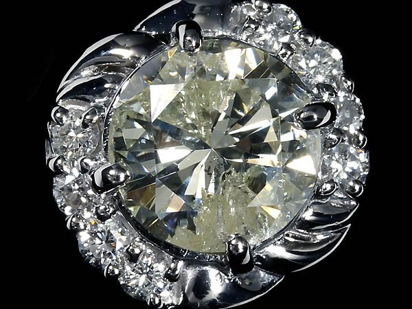 6IRM15653SS【売り切り】新品【RK宝石】《DIAMOND》上質イエローダイヤモンド 特大2.01ct 極上脇石クリアダイヤ Pt900 超高級リング ダイヤ