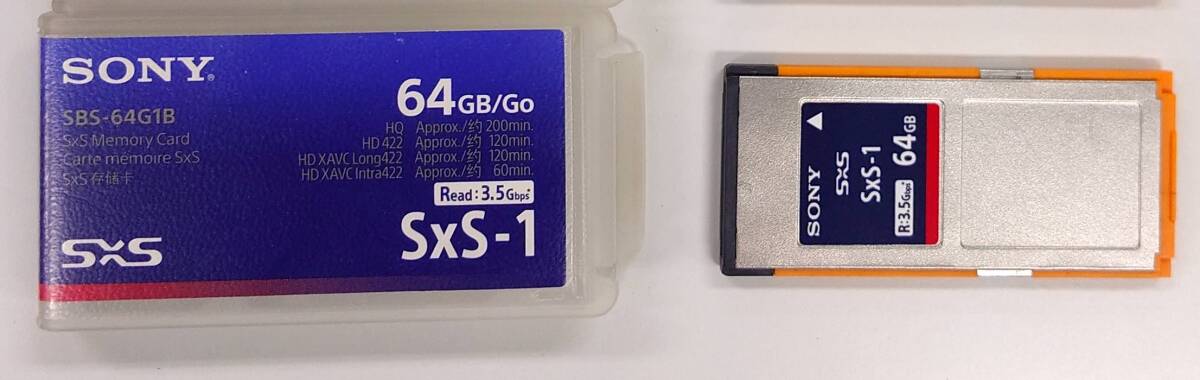 【美品！動作確認OK】SONY SxS-1 64GB SBS-64G1B　③