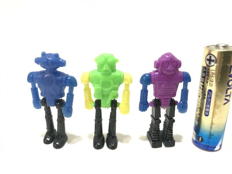 ロボット　ガチャ　3種セット　当時物　プラトイ　駄玩具　昭和レトロ