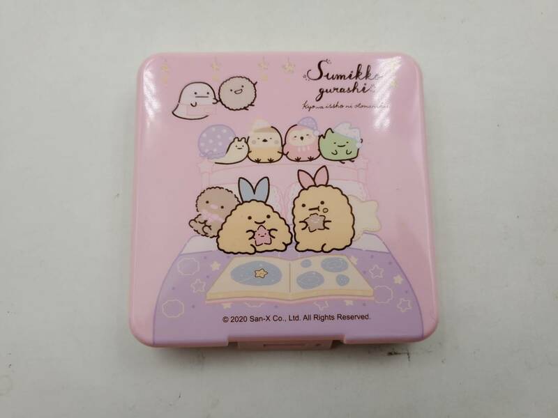 即決 中古 未使用品 すみっコぐらし Sumikko Gurashi プラスチック製 ケース 小物入れ ピンク Sun Hing Toys 香港 San-X 正規品