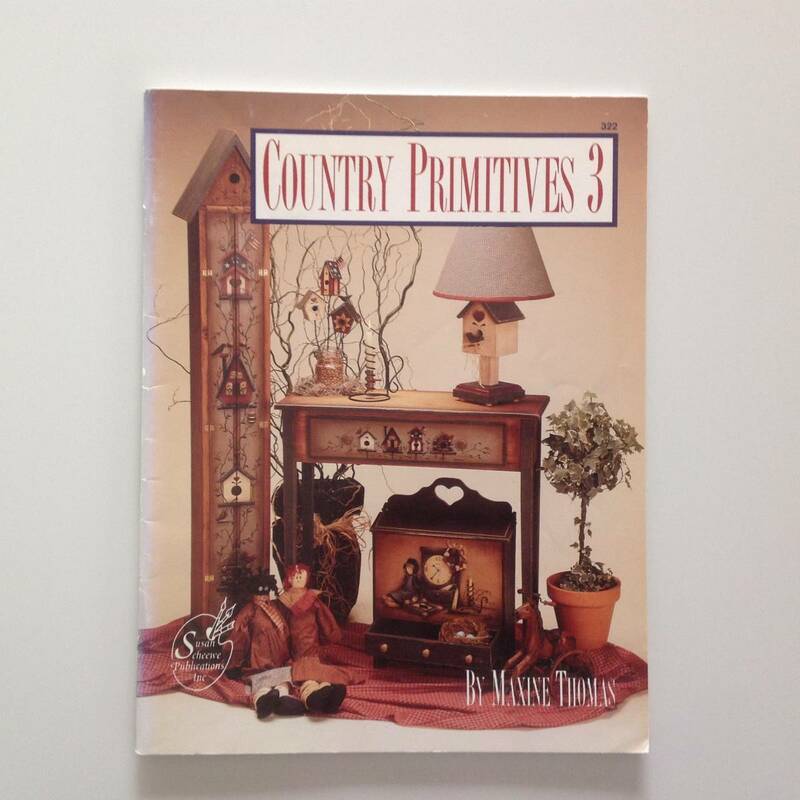 トールペイントの本 ★洋書（中古本） COUNTRY PRIMITIVES 3★ by MAXINE THOMAS