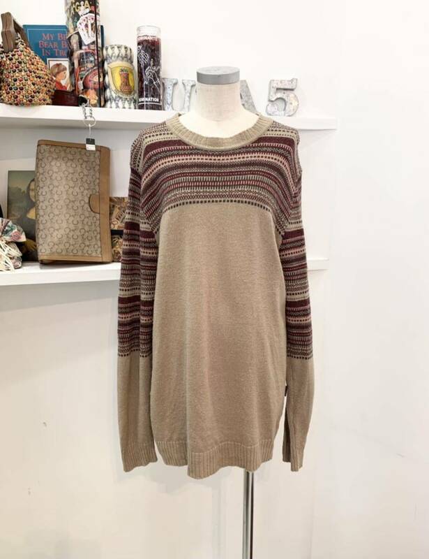 patagonia/knit/sweater/ベージュ色/サイズＳ/ラムウール使用/パタゴニア/ニット/セーター