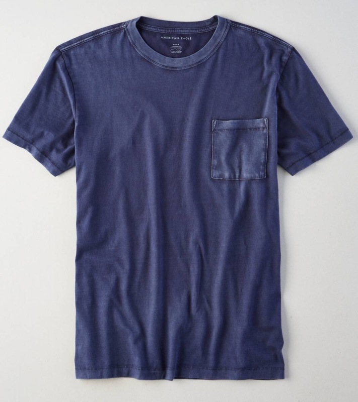 セール! 残りわずか 正規品 本物 新品 アメリカンイーグル ワイルド クール! ビンテージ加工 Tシャツ AMERICAN EAGLE 最強カラー 紺 S ( M