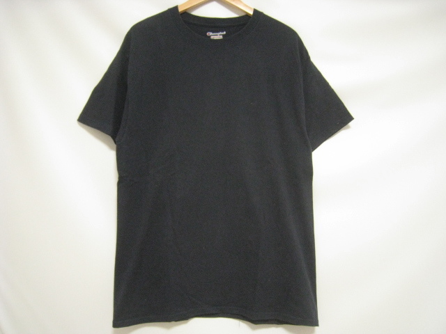 Chammpion チャンピオン トップス Tシャツ 半袖 丸首 紺 ネイビー Lサイズ ロゴ 