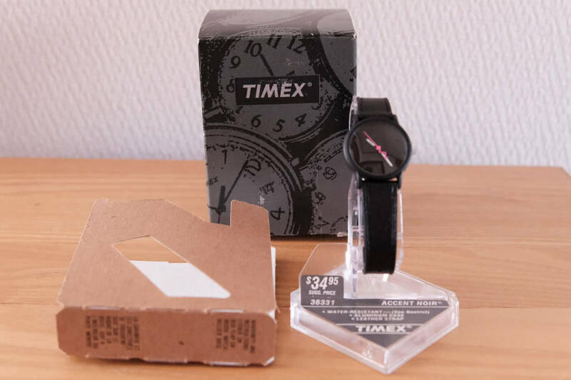 LA買付 デッドストック TIMEX φ26mm レディス ウォッチ タイメックス ポストモダン 推定1980年代 / ソットサス メンフィス 倉俣史朗好きに