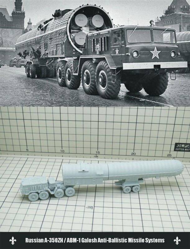1/144 レジンキット Russian A-350ZH / ABM-1 Galosh Anti-Ballistic Missile Systems