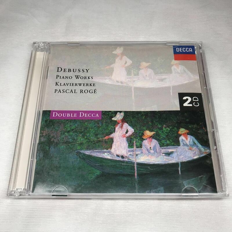 2CD PASCAL ROGE - DEBUSSY PIANO WORKS パスカル ロジェ ピアノ クラシック CD