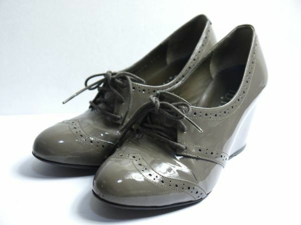 ダイアナ DIANA パテント エナメル 靴 22.5cm O241-72