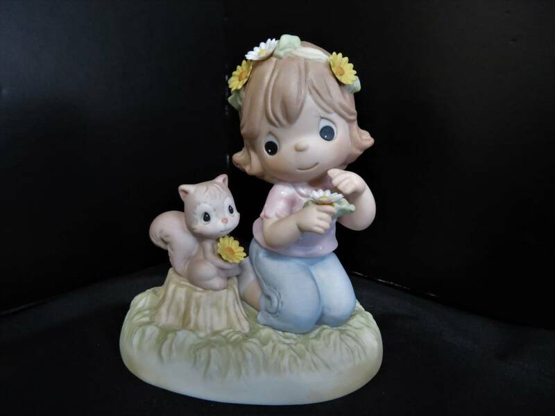  R110★ 高さ約11cm×幅約10cm★ Precious Moments プレシャスモーメント エネスコ 陶器人形 アンティークドール 