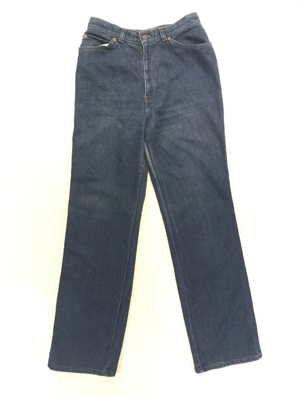 古着 1484 デニム パンツ ビンテージ 80 70 60 USA vintage リーバイス Levi's ジーンズ ストレッチ オレンジ ダメージ ヒゲ 濃紺