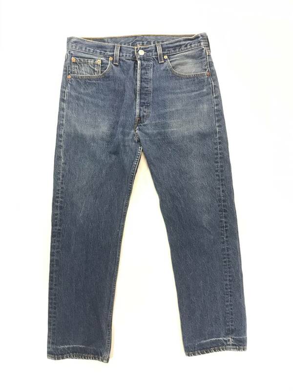 古着 1498 W34 デニム パンツ ビンテージ 80 70 60 USA vintage リーバイス Levi's ジーンズ 501 ダメージ ヒゲ 