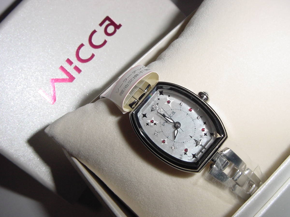 ★CITIZEN★Wicca★KF3-010-93 SS 剛力彩芽モデル腕時計★ソーラ充電★ダイヤモンド レディースウォッチ★新品★