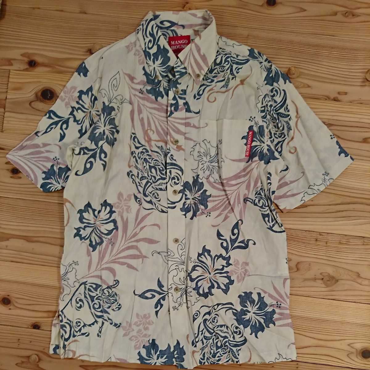 MANGO HOUSE アロハシャツ M