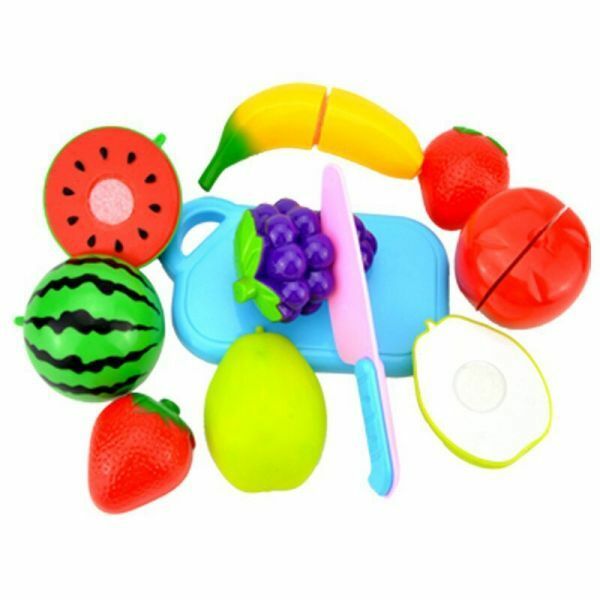 プラスチック切断野菜果物ふり食品プレイセット幼児教育キッチンおもちゃ楽しい就学前の子供1セット３ 6