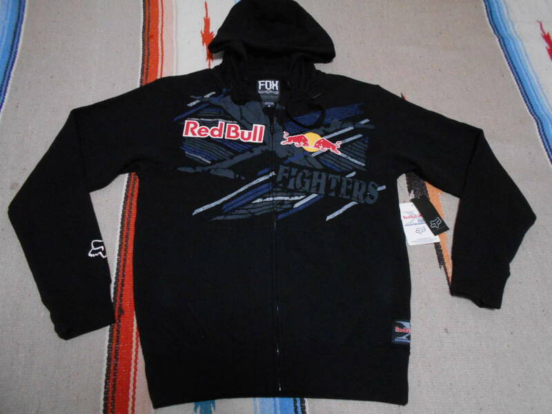 FOX × REDBULLレッドブル パーカー モトクロス マウンテンバイク エクストリームスポーツ スケートボード MTB BMX FMX X-GAMES SKATEBOARD