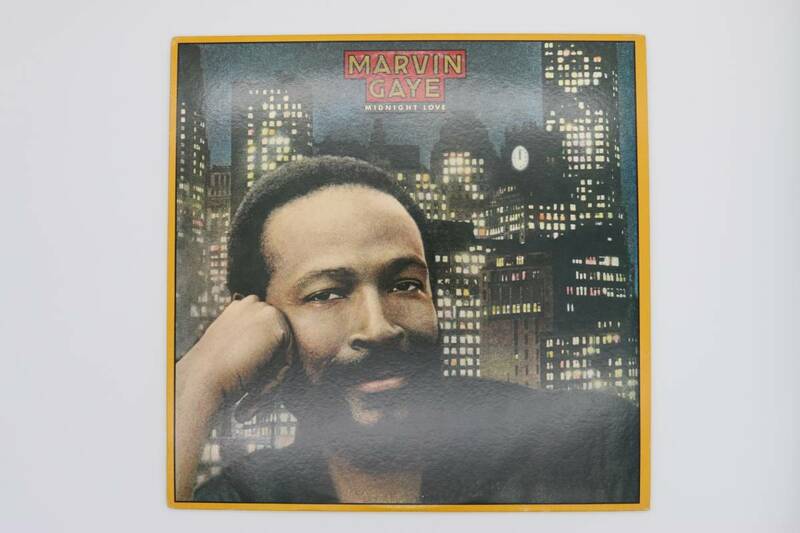 LPレコード　Marvin Gaye Midnight Love 1982年　