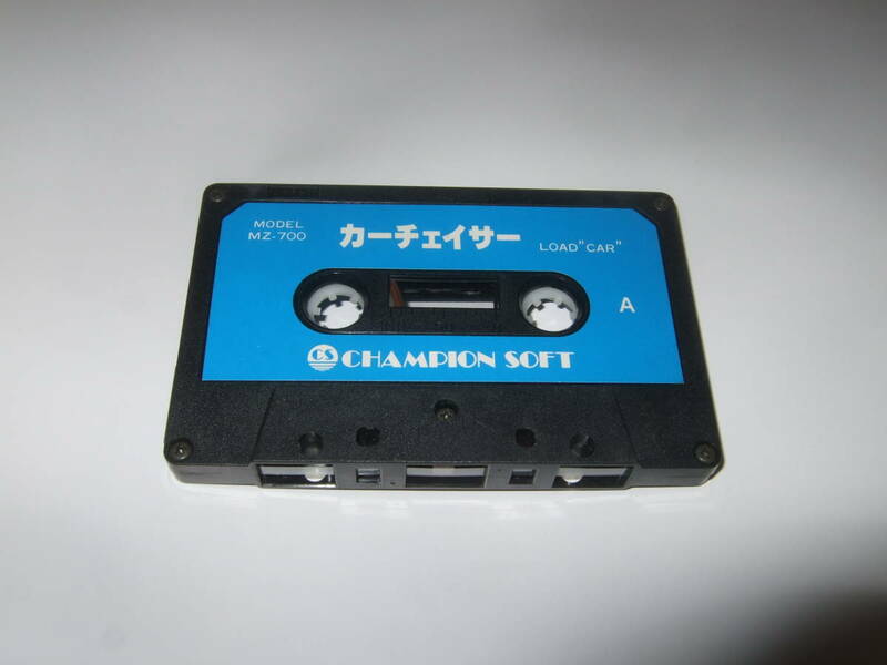 MZ-700 テープ 　カーチェイサー CHAMPION SOFT チャンピオンソフト ソフト　　カセットテープ　ゲームソフト　動作未確認　 カセット
