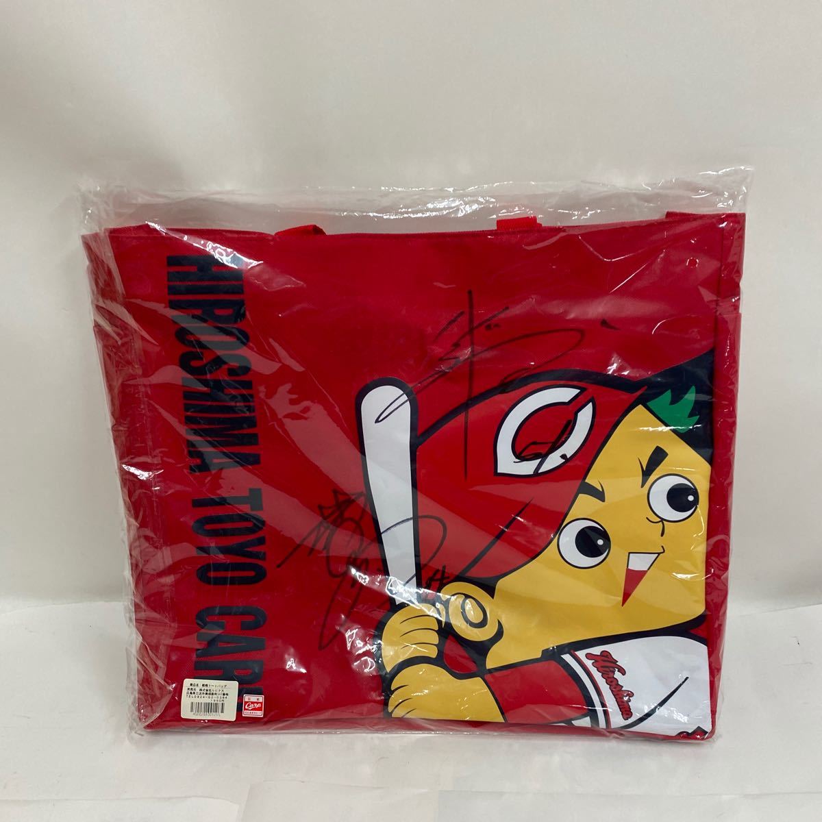 ■広島カープ carp 直筆サイン入 トートバック レア 　サイン 小園選手　 林選手