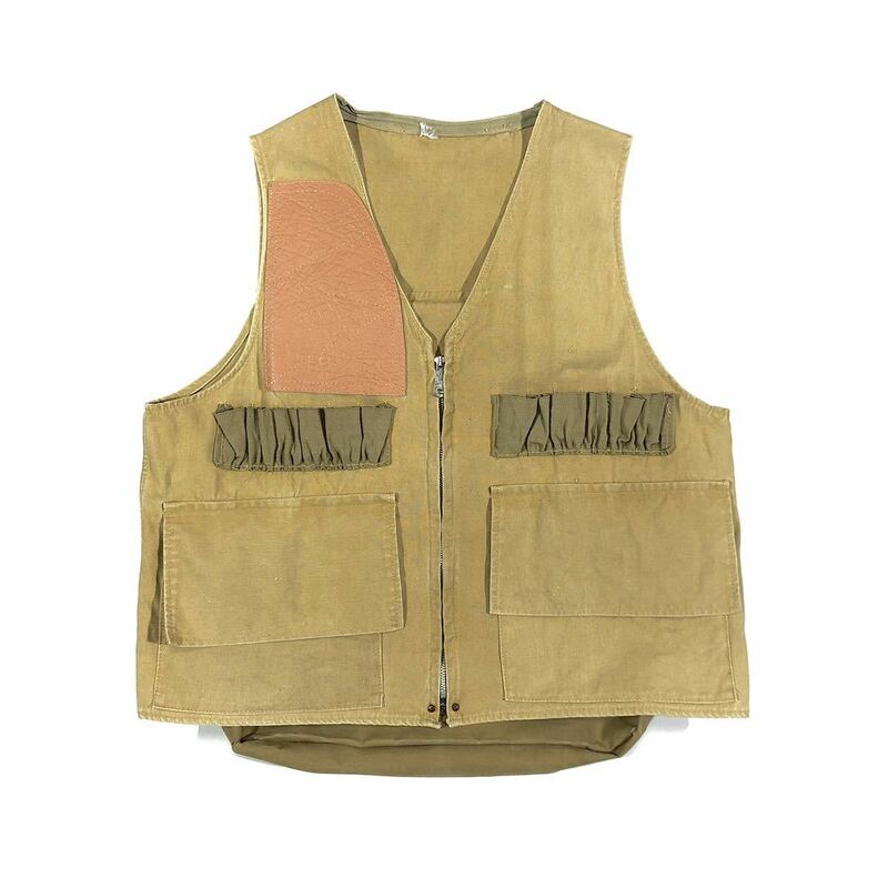 US 70's Duck Hunting Vest アメリカ製 70年代 ビンテージ ダック ハンティング ベスト ハンターベスト 米国製 フィッシングベスト