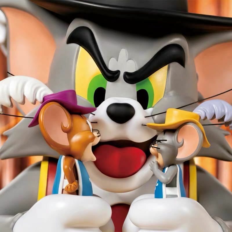 『トムとジェシー』Tom&Jerry SOAP STUDIO ソープスタジオ　大人気　ソフビ　フィギュア　三銃士ver. 正規品　国内即日発送　送料込み
