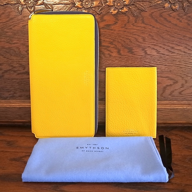 SMYTHSONスマイソン トラベルウォレット&パスポートカバー YELLOW