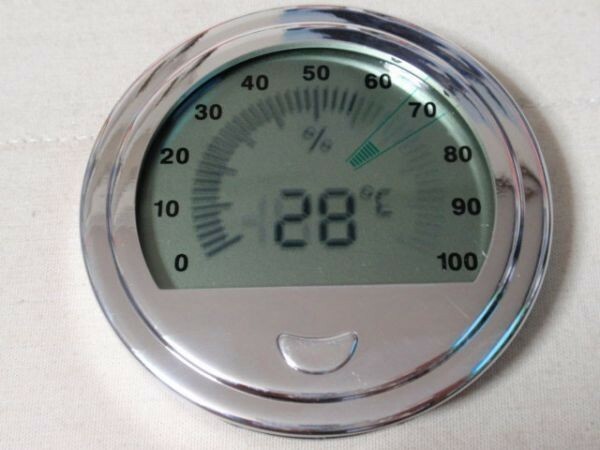 新品 デジタル 温度計 湿度計 シガー ヒュミドール 葉巻 SL