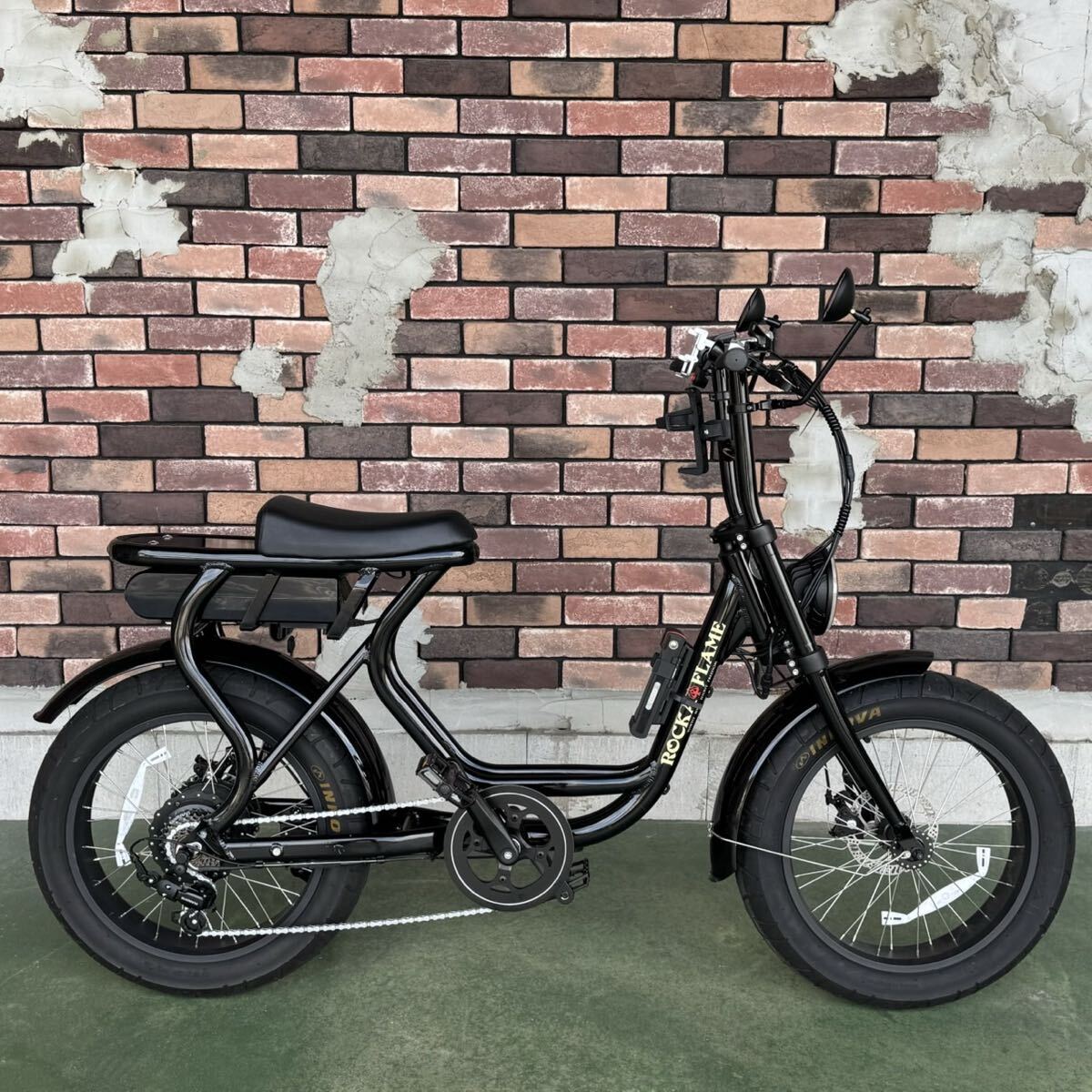 ELI8 美車 ROCKA FLAME FUMA ロカフレーム フーマ 電動アシスト自転車 ABUS ブレードロック ヘルメットセット 5アシスト e-Bike 7段変速