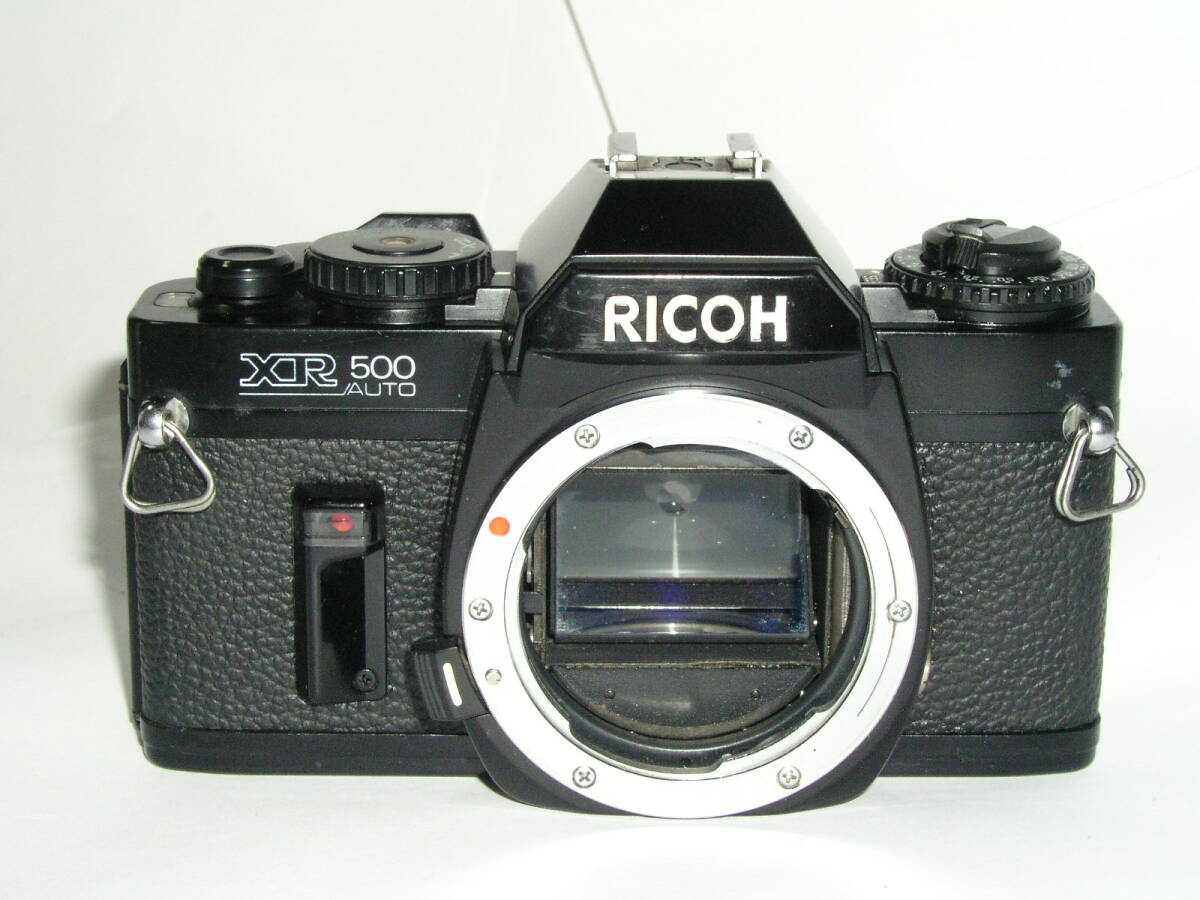 8688★★ RICOH XR500 AUTO、TTL 自動絞り、解放測光、絞り優先AEカメラ、Kマウント、1982年発売 ★06