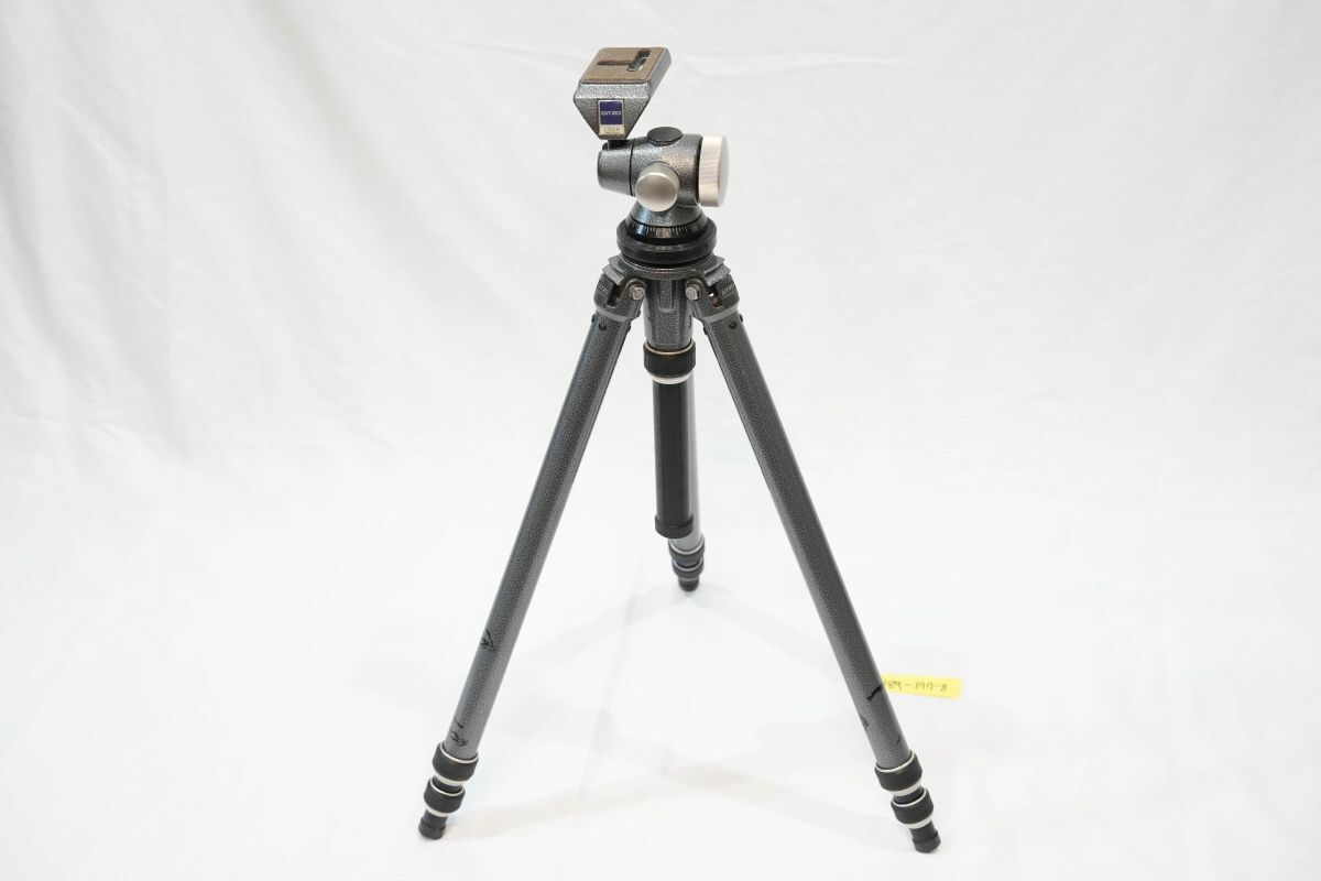 Gitzo ジッツォ フランス製 プロ用三脚 純正3ウェイ雲台付き ハンマートーン 旧型 G1275M付き 189-177-8