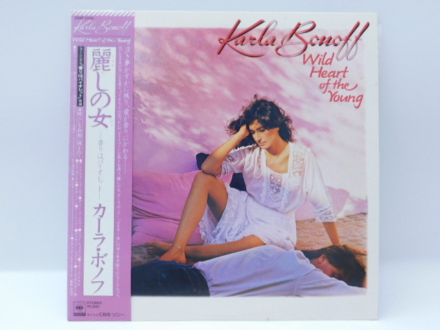 ★小1860 KARLA BONOFF カーラボノフ 麗しの女 香りはバイオレット Wild Heart of the Young レコード 帯付 LP コレクター放出品 32509081