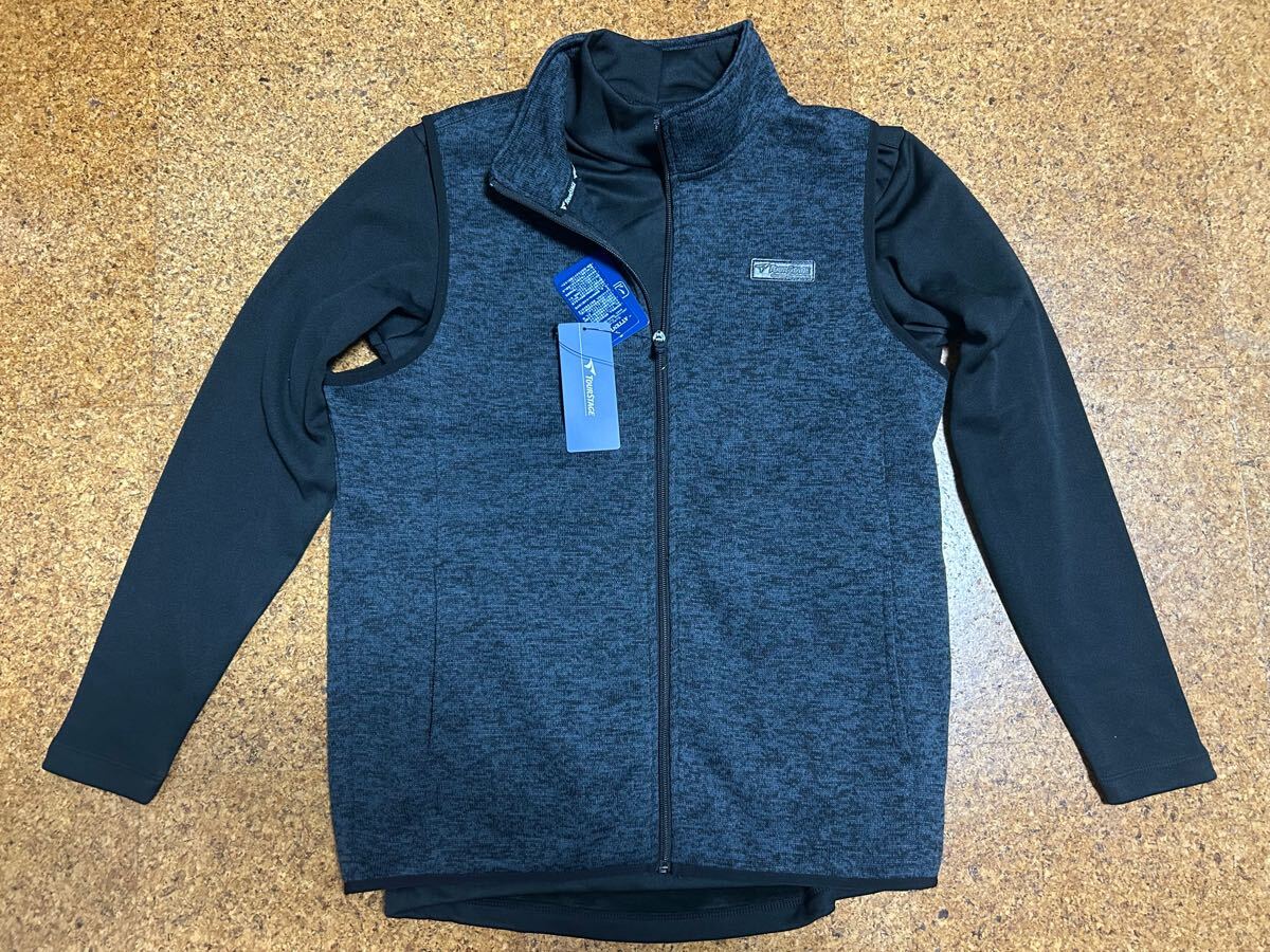 送料込み！新品　ツアーステージ シャギーモックネックインナー&フリースベスト　サイズLL
