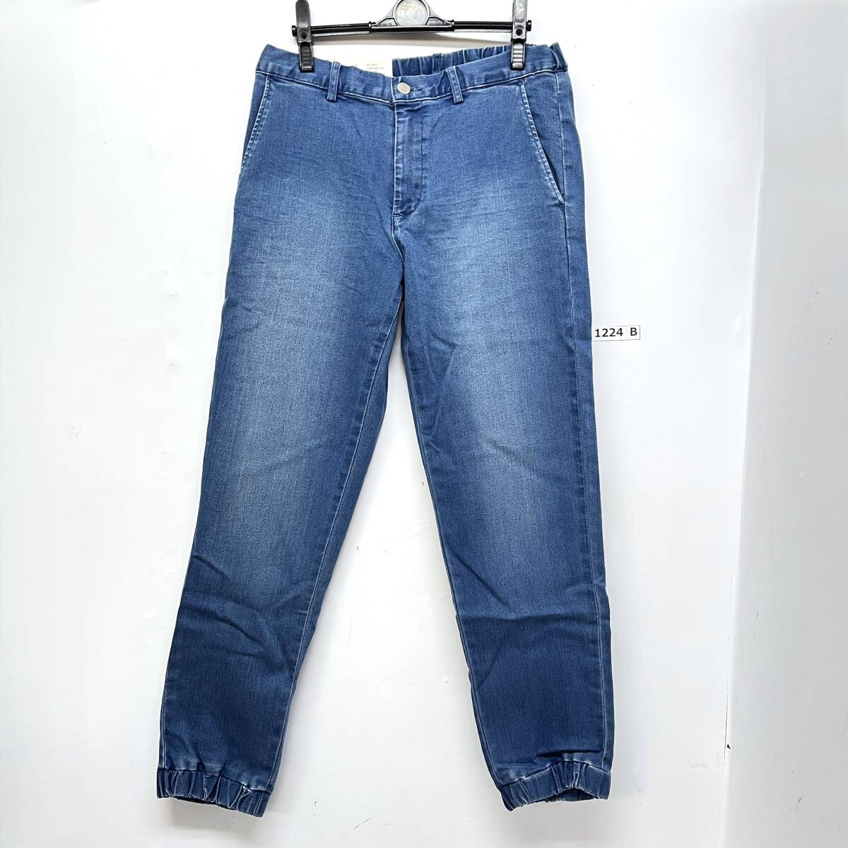 (志)【新品/送料無料】UNIQLO/ユニクロ ジョガーパンツ Mサイズ 63 ブルー Blue ウエスト:76-84cm 股下:70cm 321-174276 メンズ (o)1224B