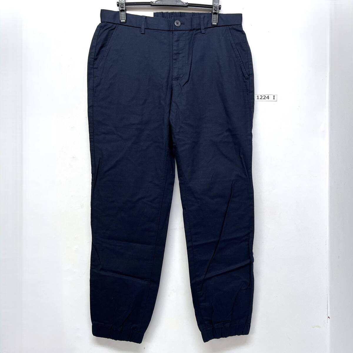 (志)【新品/送料無料】UNIQLO/ユニクロ ジョガーパンツ Mサイズ 69 ネイビー Navy ウエスト:76-84cm 股下:70cm 321-174247 メンズ (o)1224I