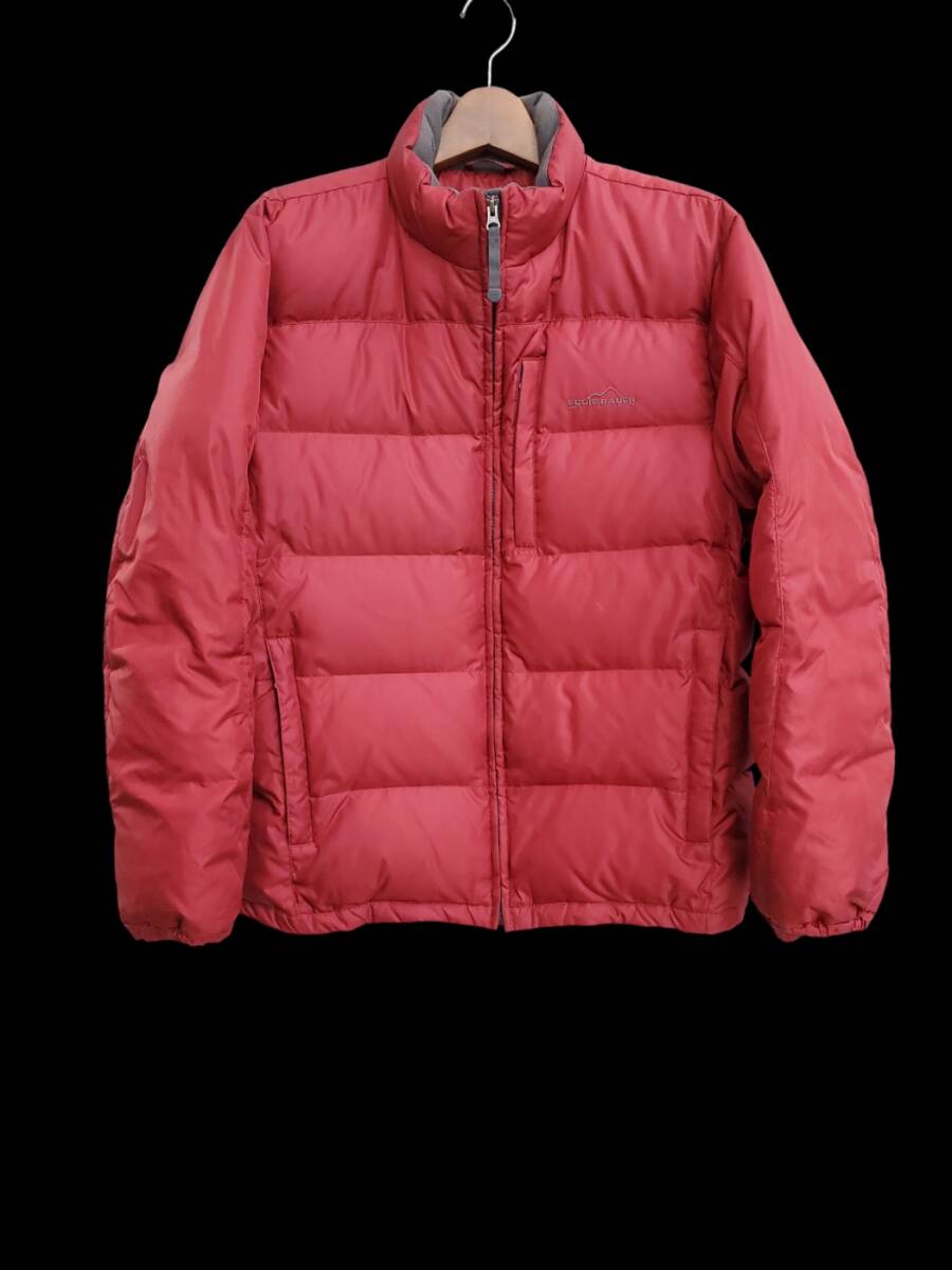 Eddie Bauer エディーバウアー PREMIUM GOOSE DOWN ダウンジャケット Lサイズ コート アウトドア メンズ 赤系