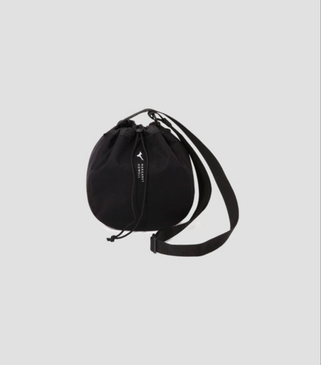 ★MIZUNO FOR MARGARET★マーガレットハウエル×ミズノ★NYLON CANVAS MINI SHOULDER BAG★ショルダーバッグ★ブラック黒★未使用★