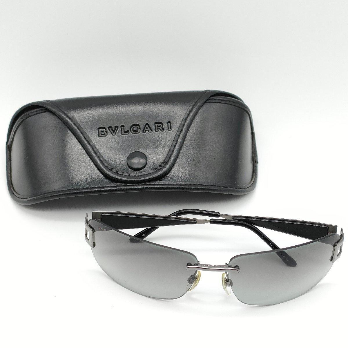 BVLGARI ブルガリ サングラス 621 メタル メガネ メンズ レディス ロゴ S1638