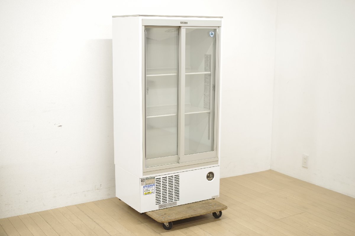 大和冷機 ダイワ 冷蔵ショーケース 231LAU-15 2021年製 業務用 W700×D450×H1438mm スライドドア 庫内温度2℃～10℃ 店舗 動作OK