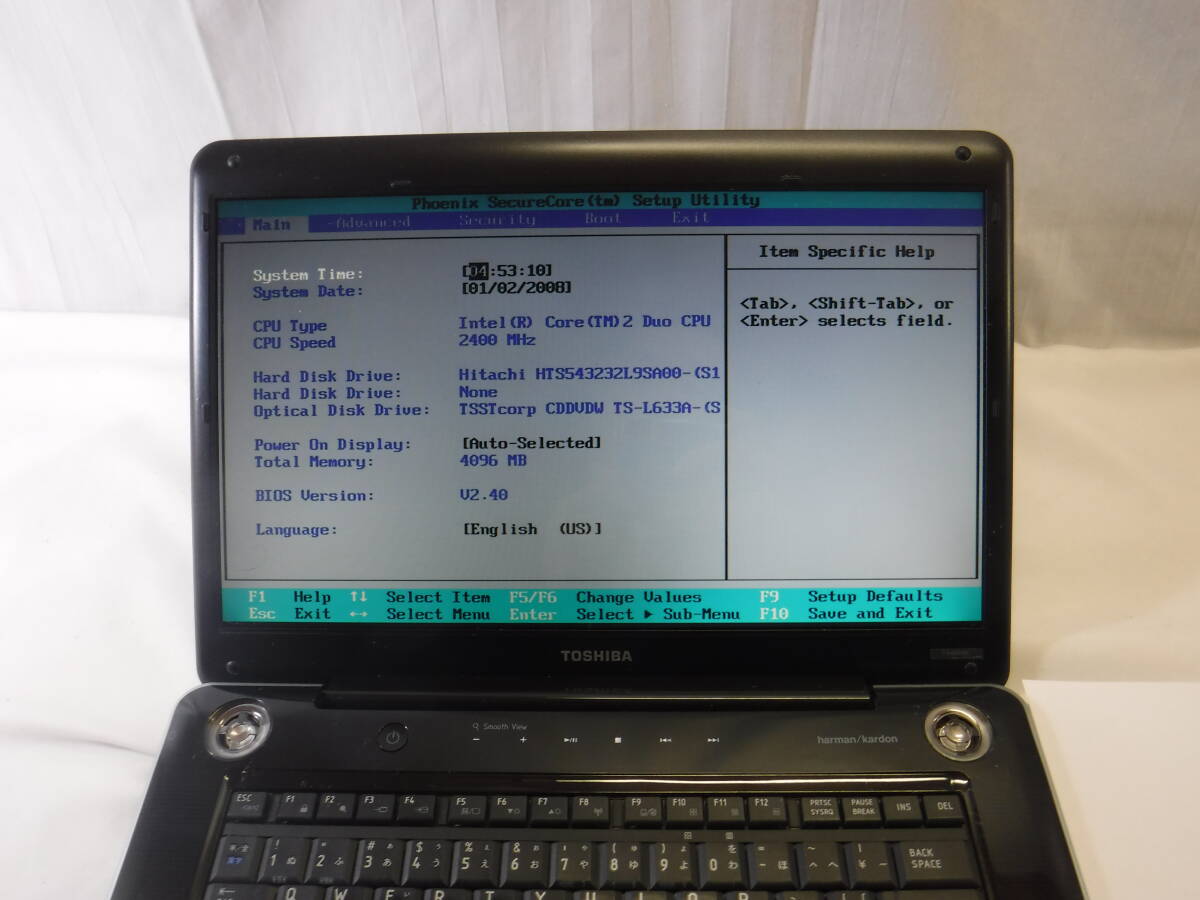 H21◇東芝 Dynabook◇ TX/66HBL ◇Core2◇ノートパソコン◇送料900円◇