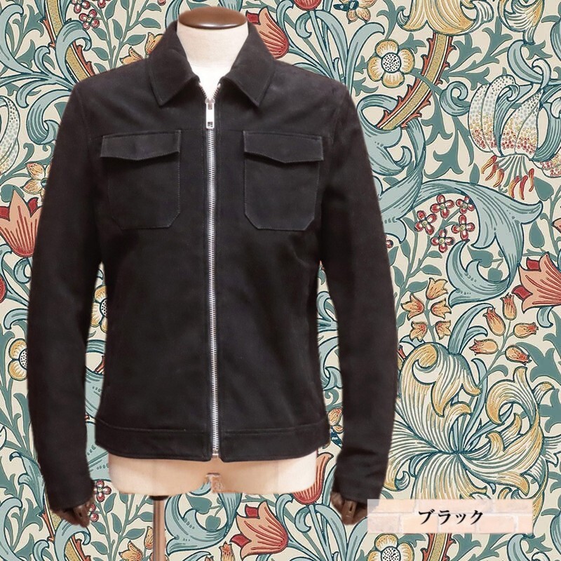ANTONY MORATO■アントニーモラート スウェードジャケット 山羊革 黒 52■新品