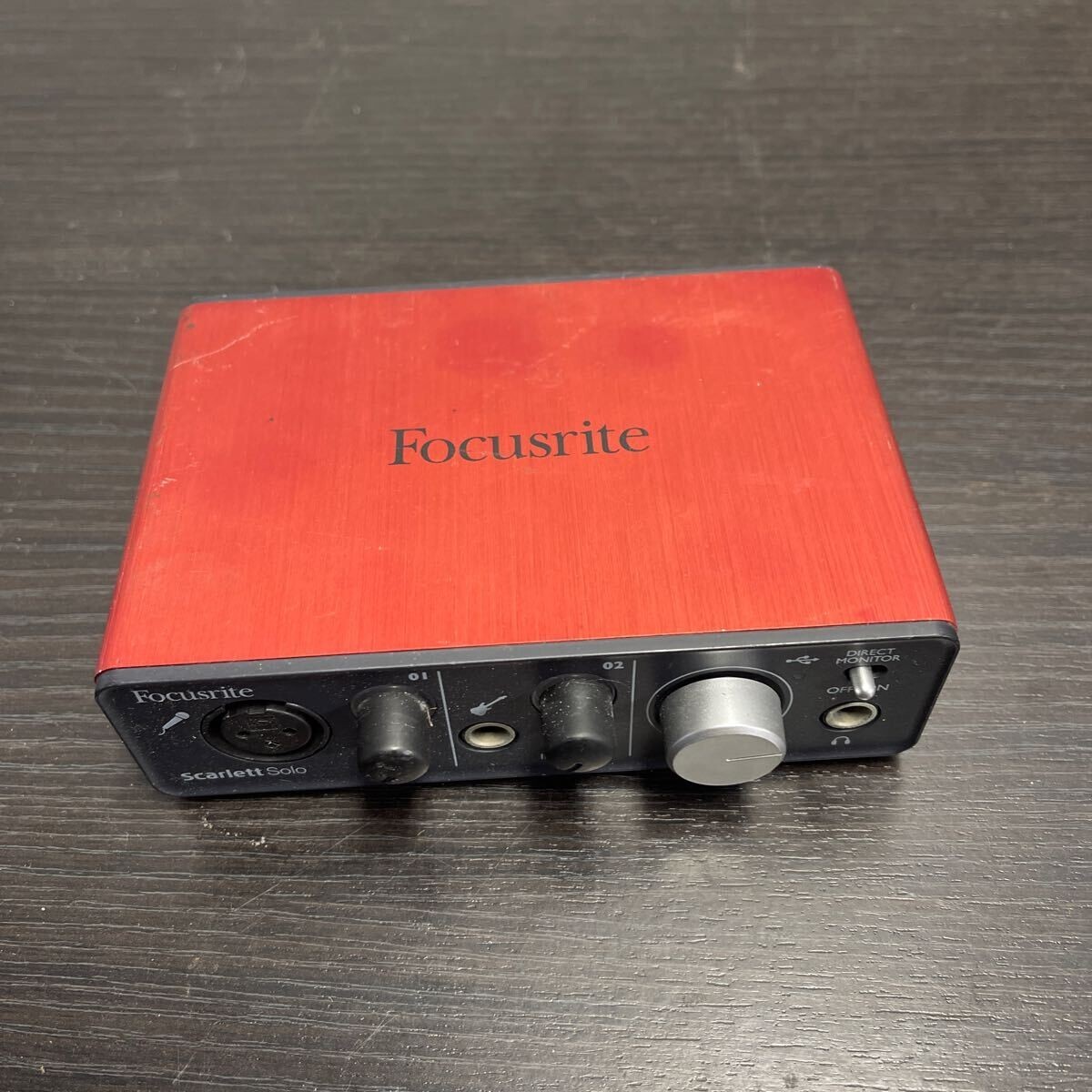 「I52_9A」Focusrite Solo オーディオインターフェース　動作品　現状本体のみ（250121）